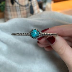 David Yurman Turquoise Chatelaine Bracelet